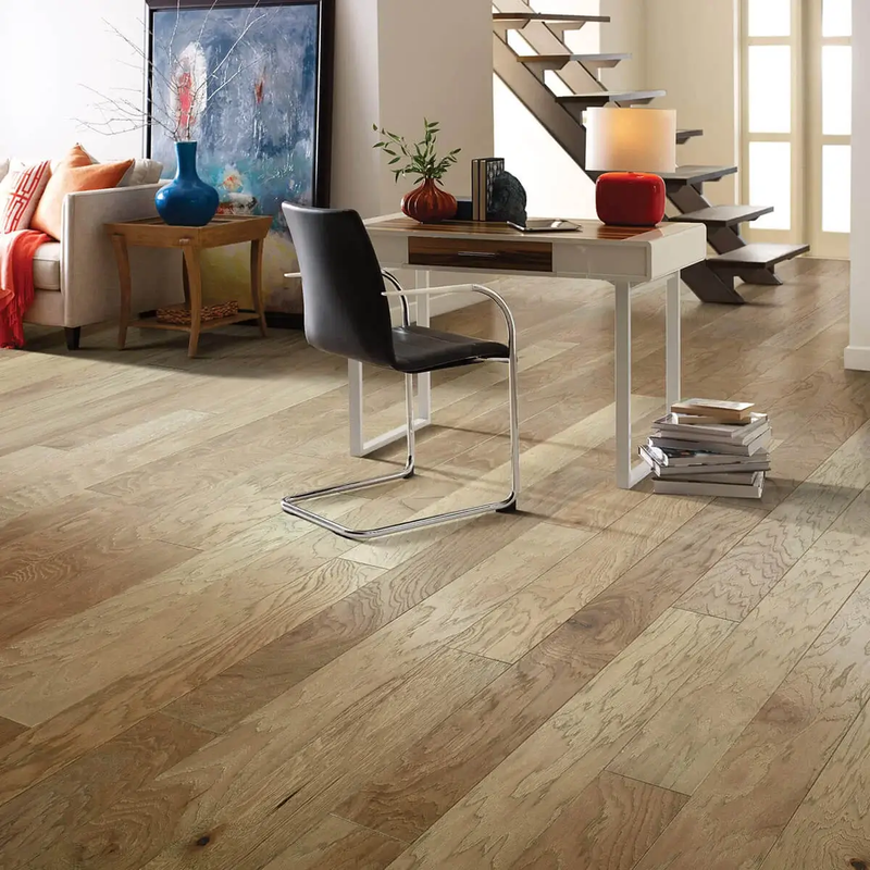 Wood floor installation in PKS Interiors & Flooring in Los Altos, CA