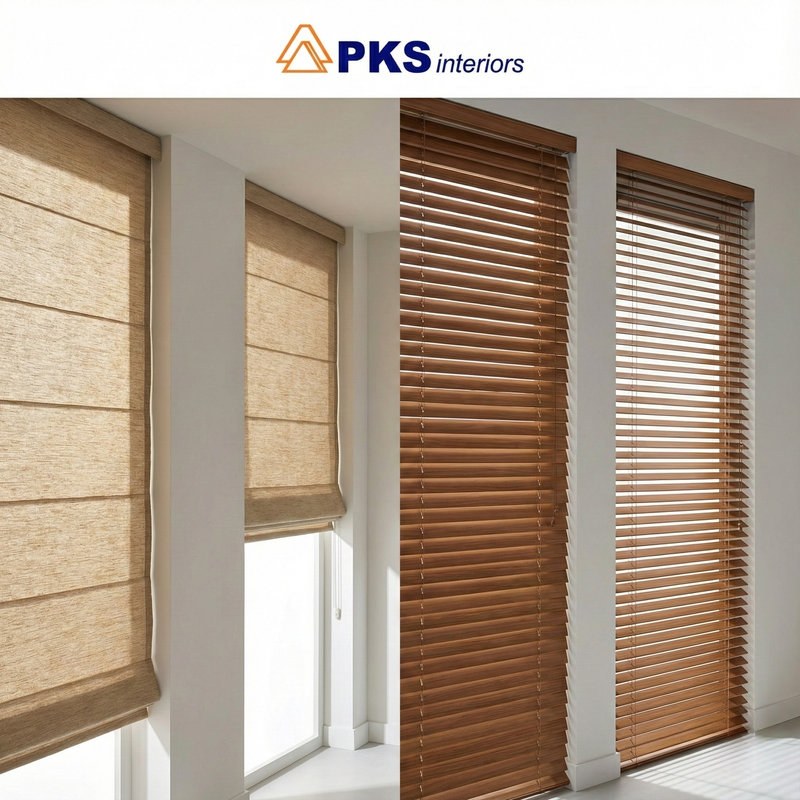 Window Shade vs Window Blinds Los Altos, PKS Interiors